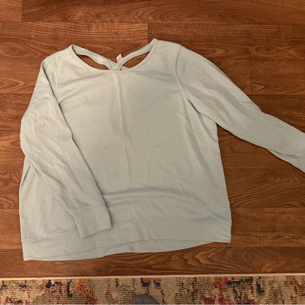 Old Navy Light Blue Long Sleeve Top